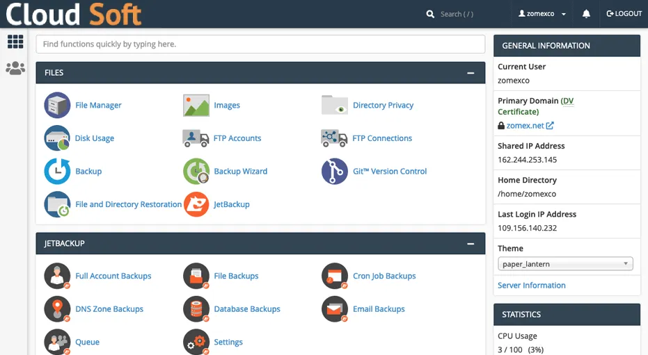 cpanel